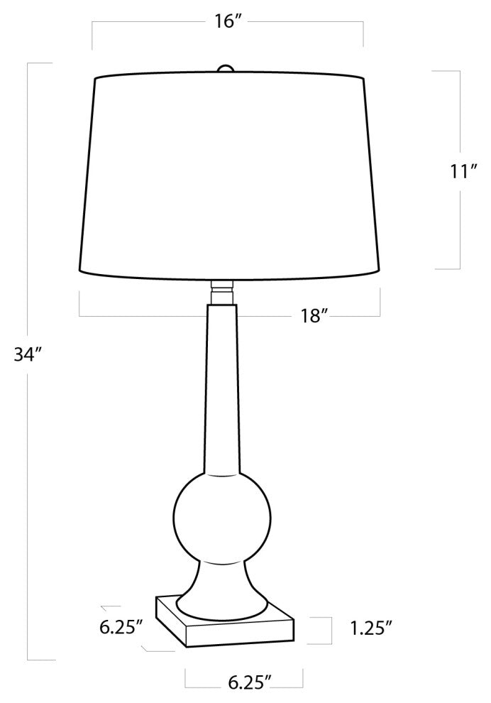 Stowe Crystal Table Lamp