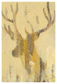 "Golden Antlers II" Digital Paper Print by Albena Hristova, 22"x32"