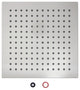 MODONA's 8" SQUARE Rain Shower Head -, Satin Nickel