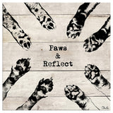 Ready2HangArt 'Paws Reflect' Wrapped Canvas Pet Wall Art, 30"x30"