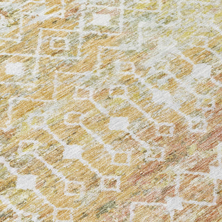 Machine Washable Indoor/Outdoor Chantille ACN1638 Peach 2'6" x 3'10" Rug