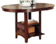 Lavon Counter Height Table, Dark Cherry