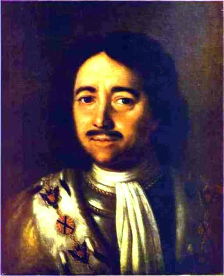 Alexey Petrovich Antropov Portrait of Peter the Great Gallery Wrapped Canvas