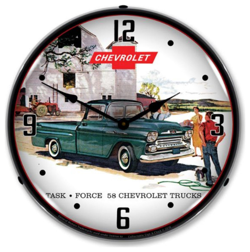 GM1801824 1958 Chevrolet Truck Clock