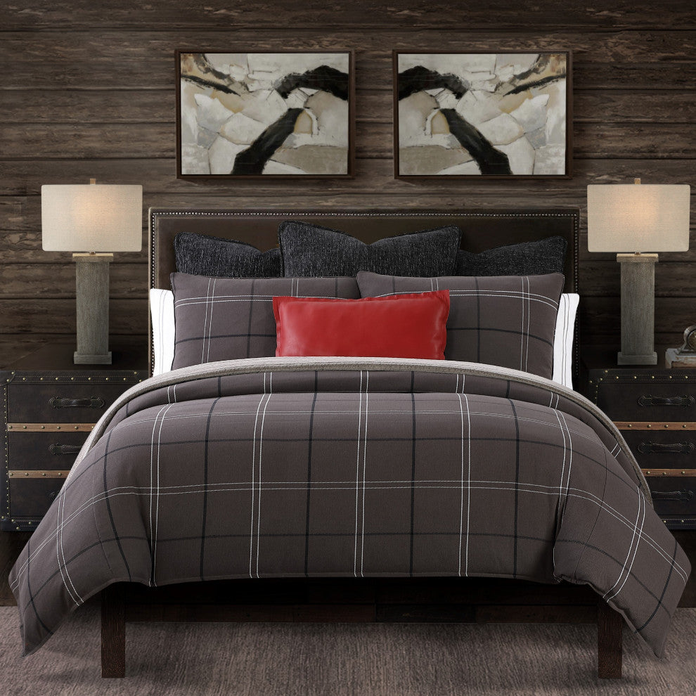 Heath Comforter Set, Super King, 3PC