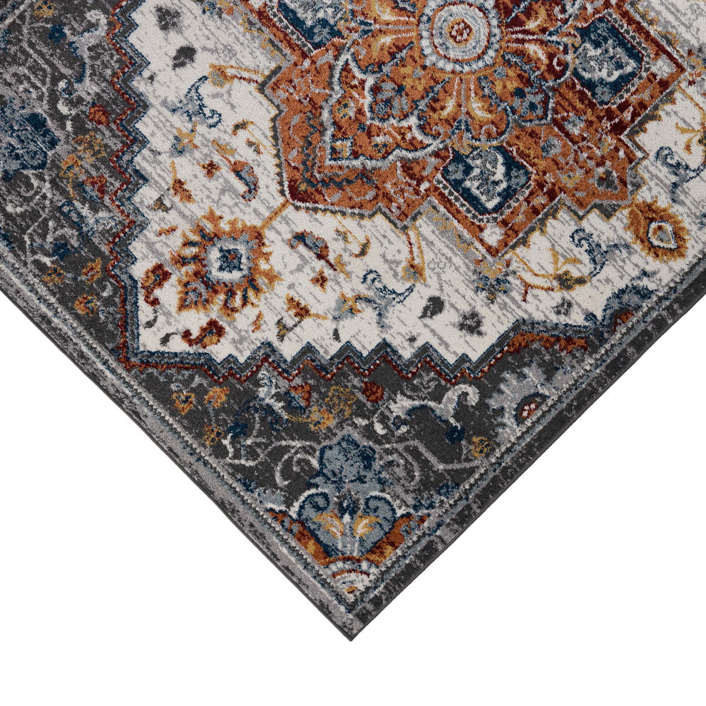 Alexandria Yana Power-Loomed Polypropylene Area Rug, Multi, 7'9"x9'9"