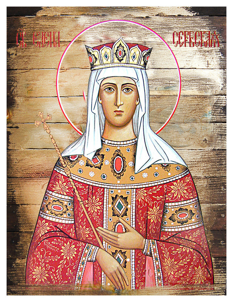 Saint Elena Icon, 8"x6"