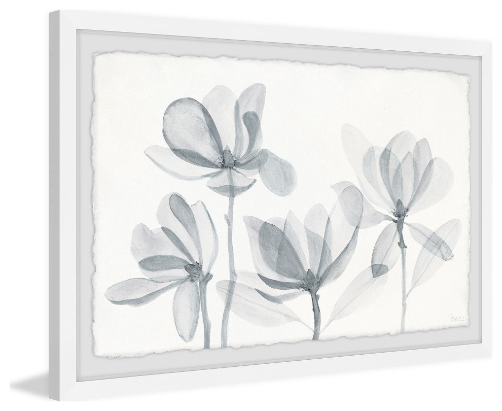 "Petal Reflection" Framed Painting Print