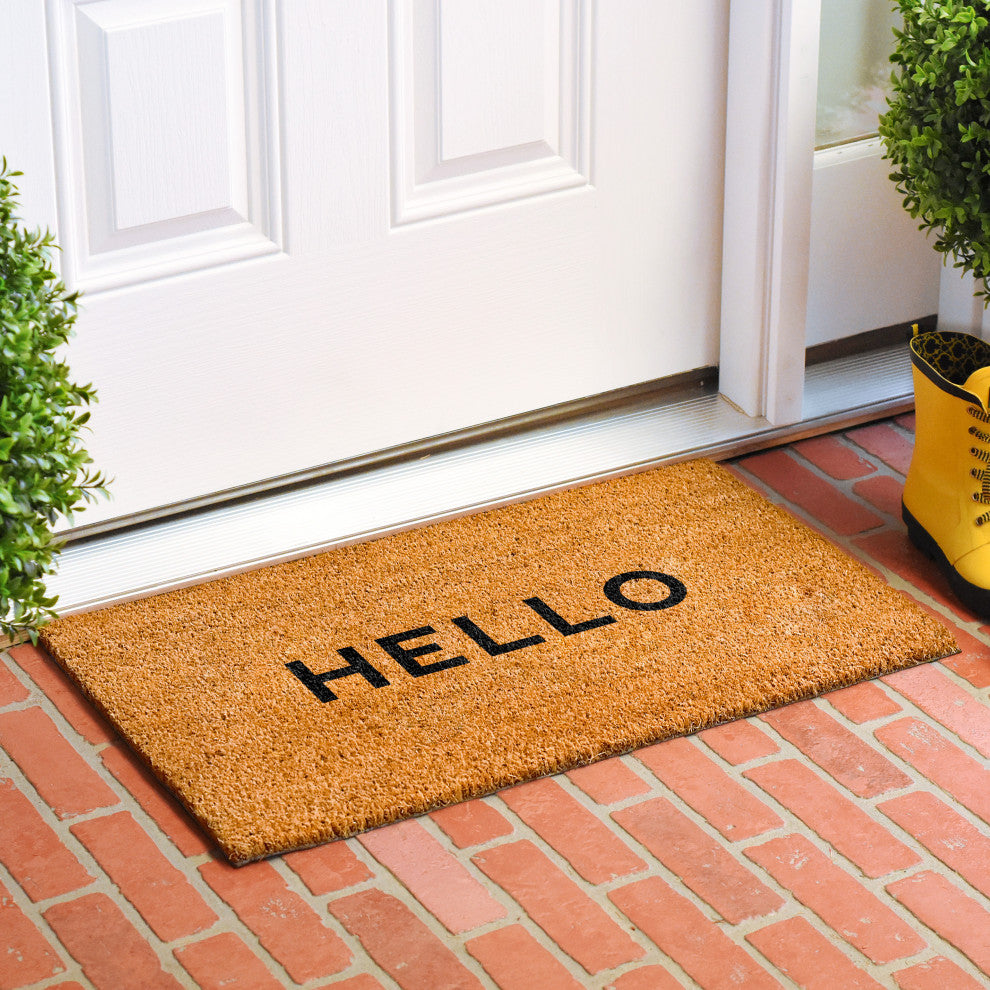 Calloway Mills HELLO Doormat, 12"x24"