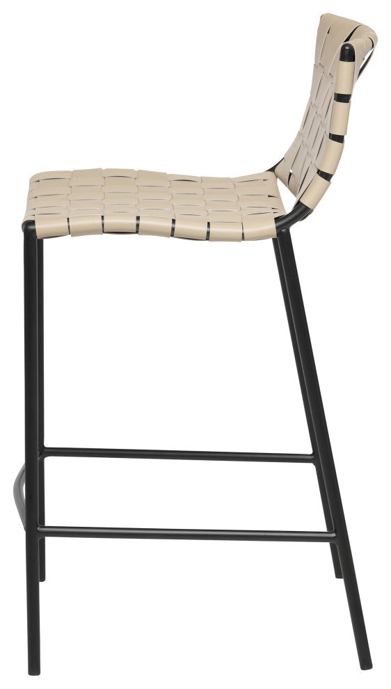 Elite Living Soho (Single) Bar & Counter Stool, Sand, 26-Inch Counter Height