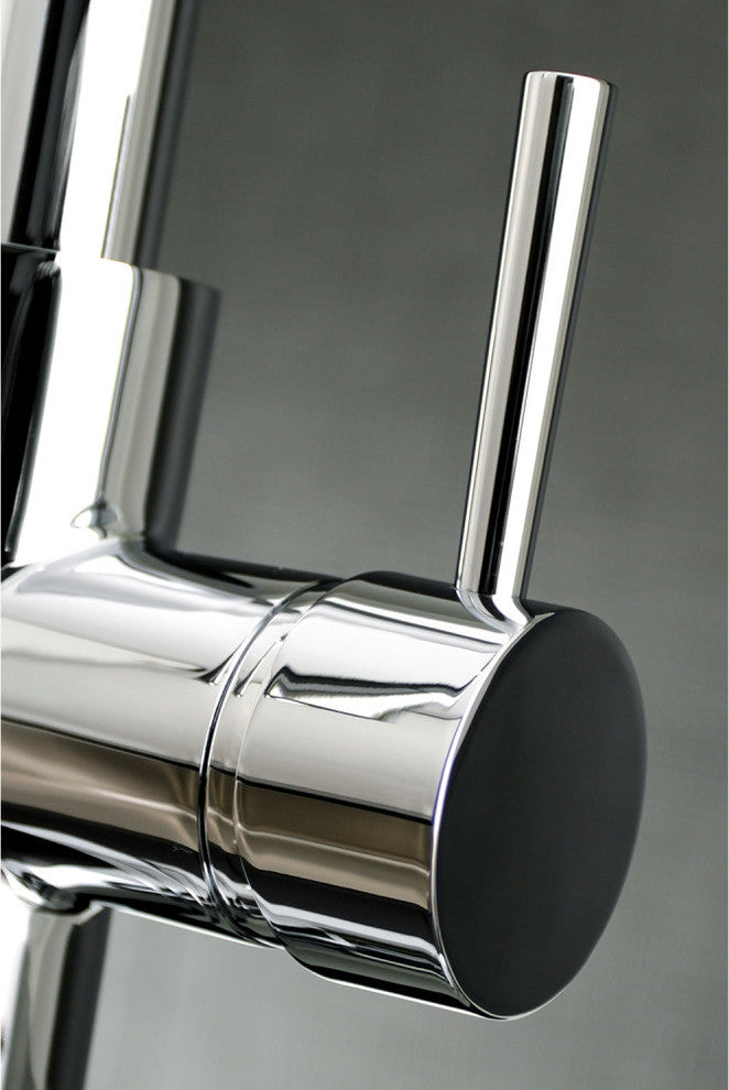 Gourmetier Single-Handle Pull-Down Kitchen Faucet, Polished Chrome