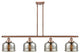 Innovations 916-4I-AC-G78-LED 4-Light Island Light, Antique Copper