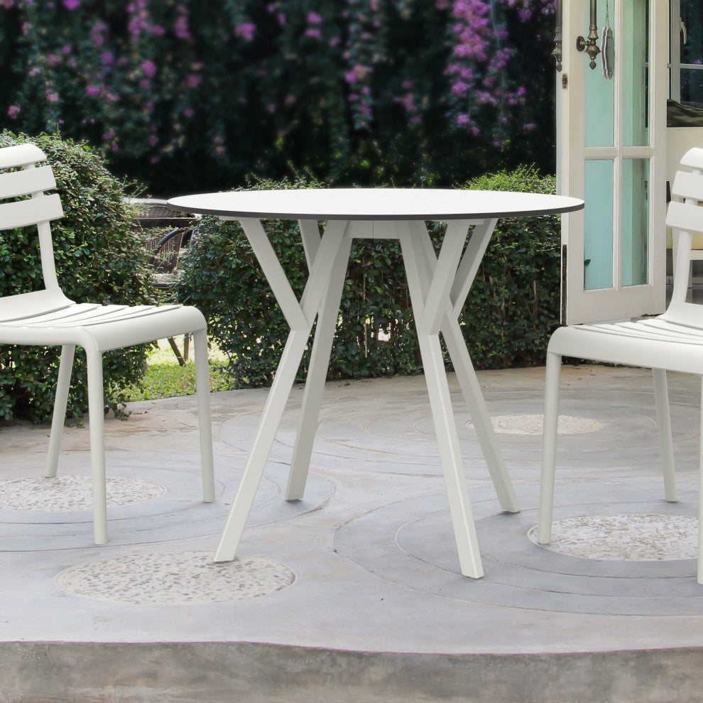 Max Round Table 35" White