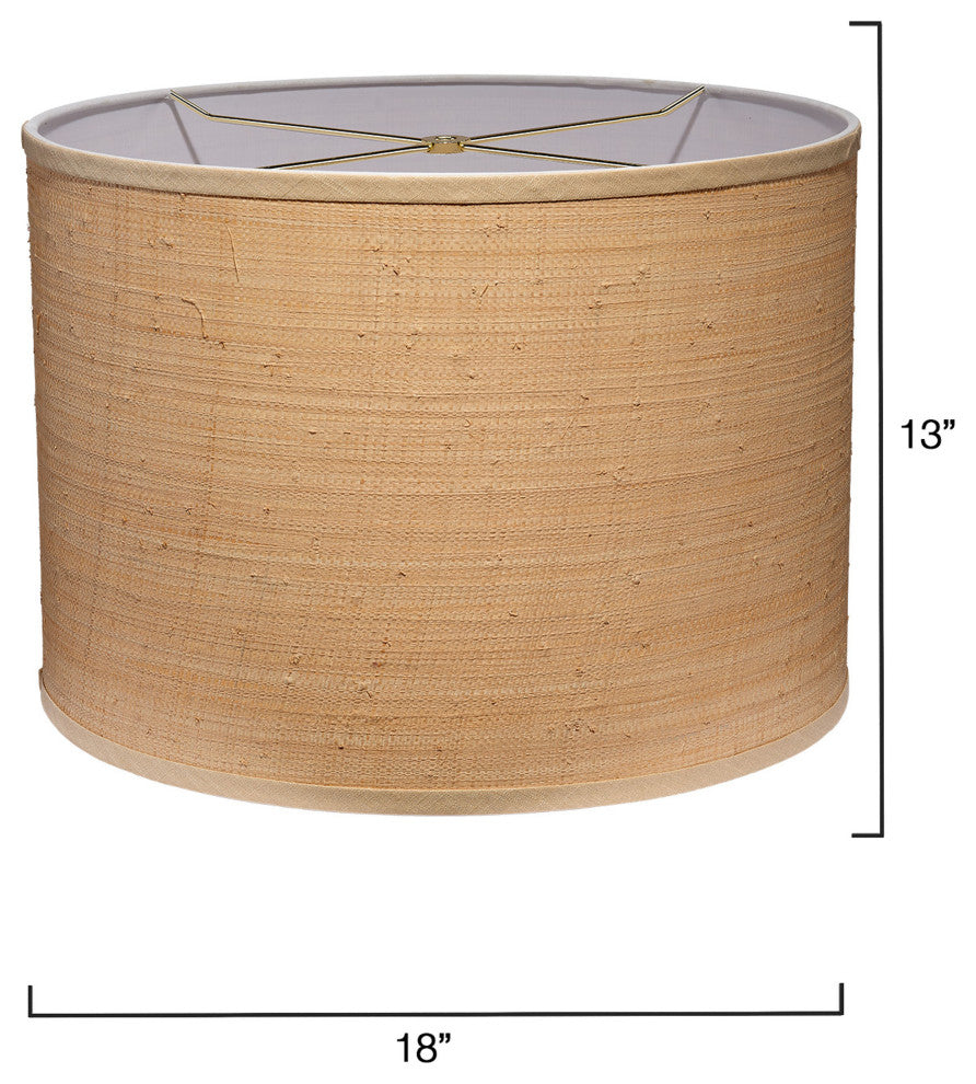 Drum Raffia Shade, Large