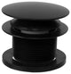 Illusionary Overflow 12" & 4" Sch. 40 ABS Bath Waste and Overflow with Tip, Matte Black