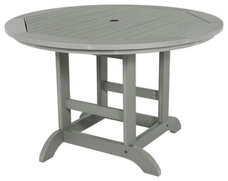 Weatherly 5-Piece Round Dining Set, Coastal Teak