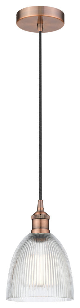 Innovations 616-1P-AC-G382 1-Light Mini Pendant, Antique Copper