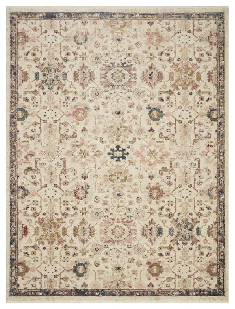 Giada GIA-04 Ivory / Multi 18" x 18" Sample Swatch