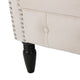 GDF Studio Akula High Back Club Chair, Beige Fabric