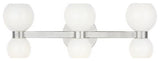 Generation Lighting, KSV1006PNMG, Six Light Vanity, Polished Nickel