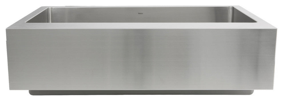 Nantucket Sinks EZ Apron Farmhouse Stainless Sink, 9" Apron