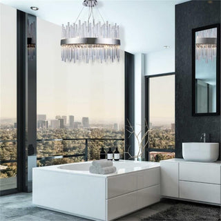 Elegant Lighting Dallas 16 Light Royal Cut Crystal Chandelier in Chrome