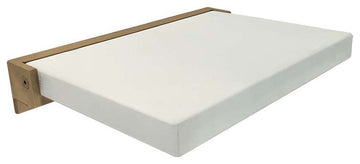 Transolid PPS1420UP-01CB Preston 14x20  FlipUp Seat, White/Champagne Bronze