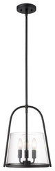 Z-LITE 3-Light Pendant, Matte Black