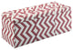 Furniture of America Laina Contemporary Fabric Storage Bench in Red