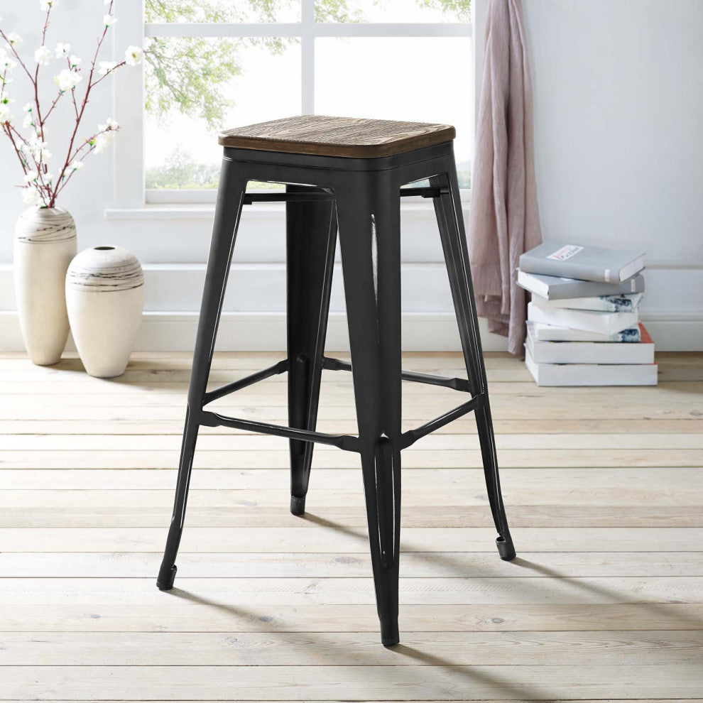 Black Promenade Bar Stool