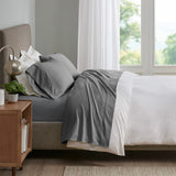Sleep Philosophy Smart Cool Microfiber Sheet Set, Grey
