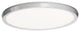 Argo 19" LED Round Flush Mount 3000K, Brushed Nickel