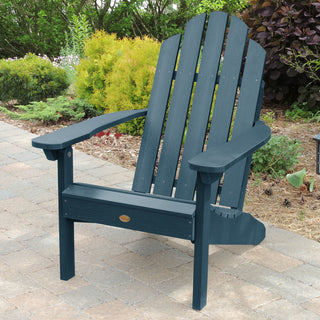 Westport 3-Piece Adirondack Chair and Side Table Set, Nantucket Blue