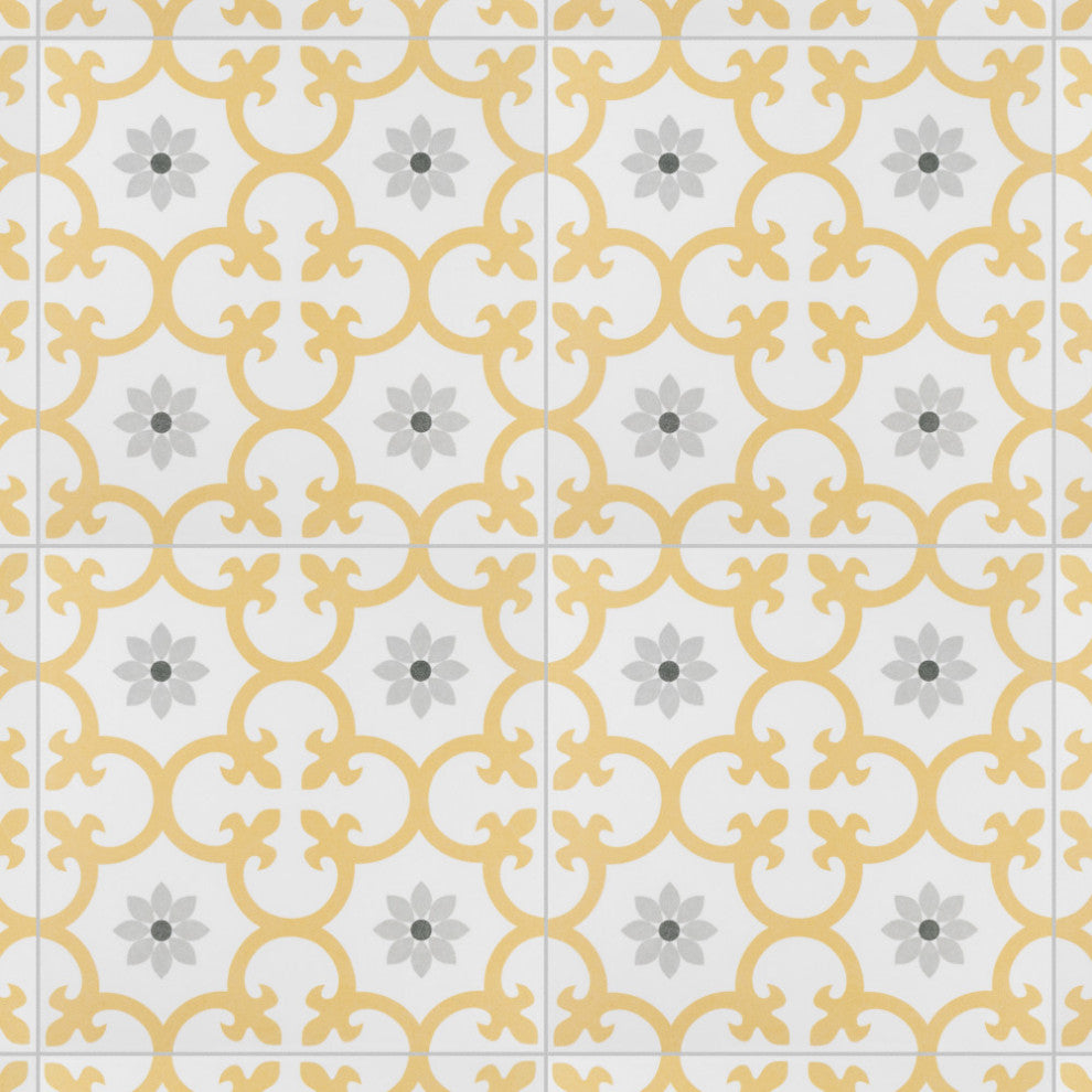 Daria Dandelion Porcelain Floor and Wall Tile