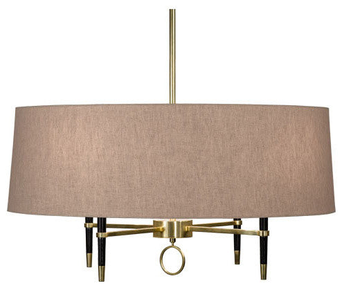 Robert Abbey 685 Four Light Chandelier Jonathan Adler Ventana Ebonyed