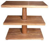Fatima Side Table, Dark Walnut