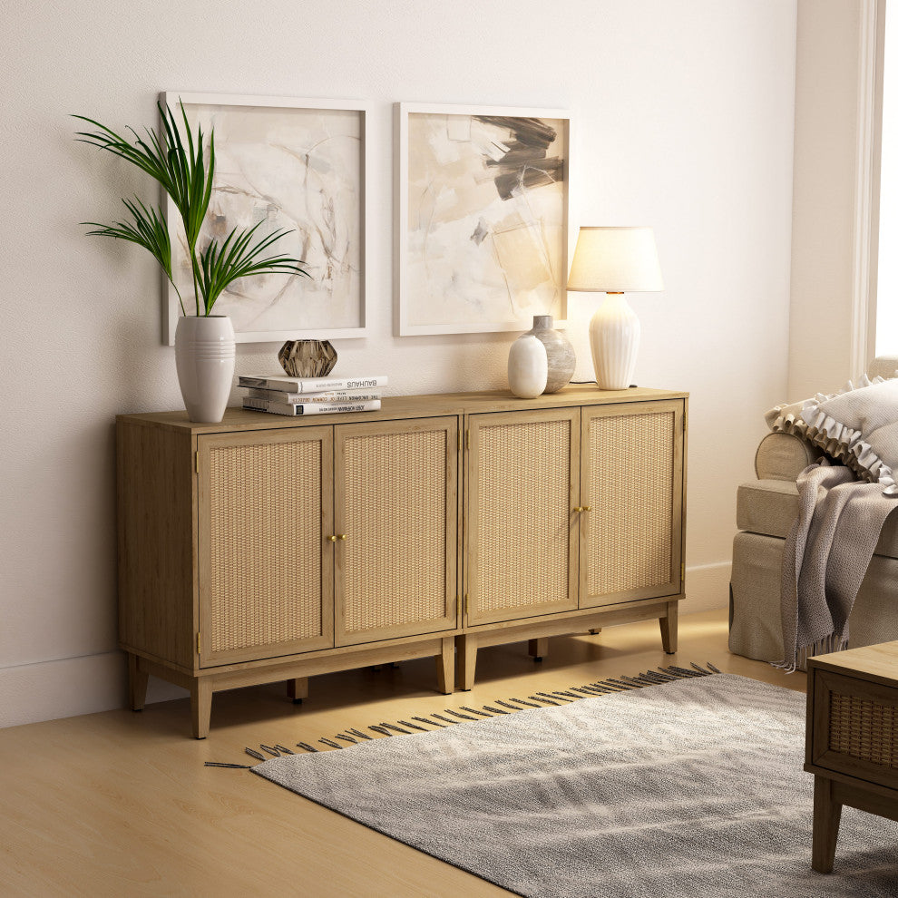 Bodrum 31"H, 2-Door Accent Cabinet