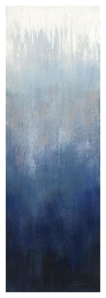 "Silver Wave I" Digital Paper Print by Silvia Vassileva, 26"x74"