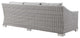Conway Outdoor Patio Wicker Rattan Sofa Light Gray Gray