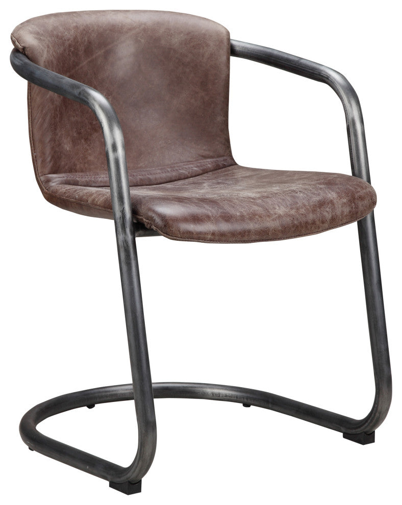 Industrial Freeman Dining Chair Light Brown - M2 - Brown