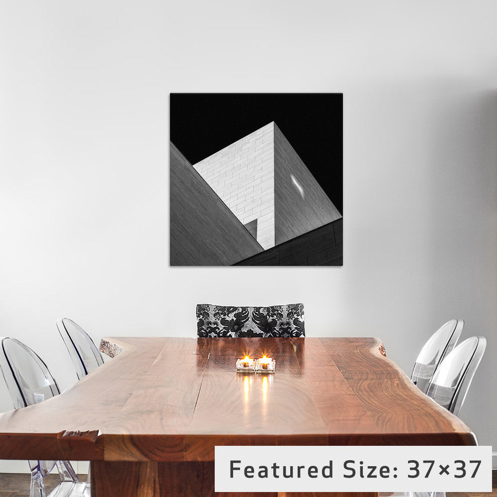 "Triangles" by Hilde Ghesquiere Canvas Print, 37"x37"