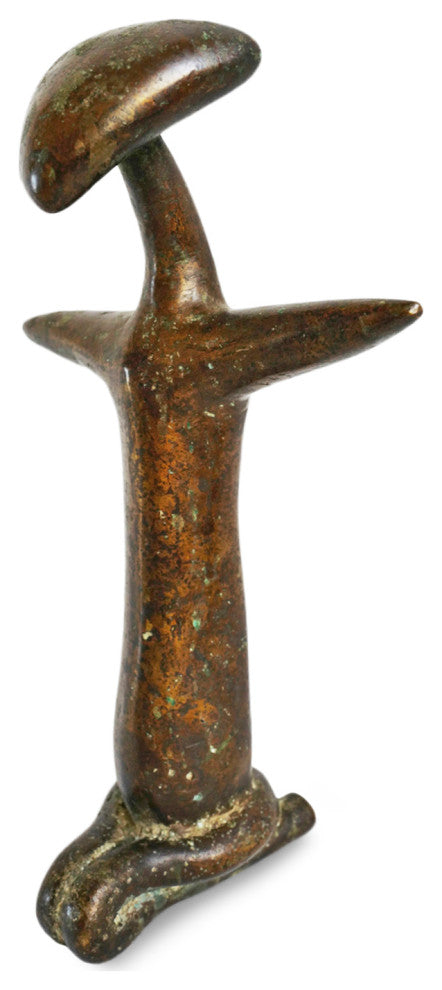 Consigned Rare Antique Kulango Bronze Figure 2