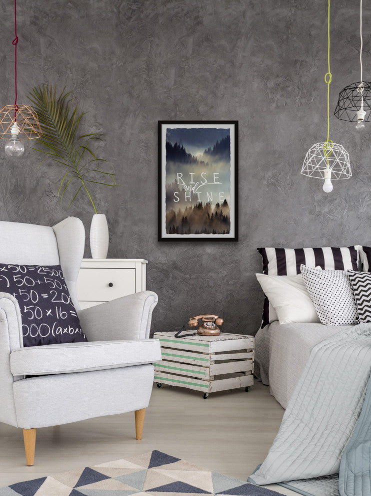 "Rise and Shine X" Framed Painting Print
