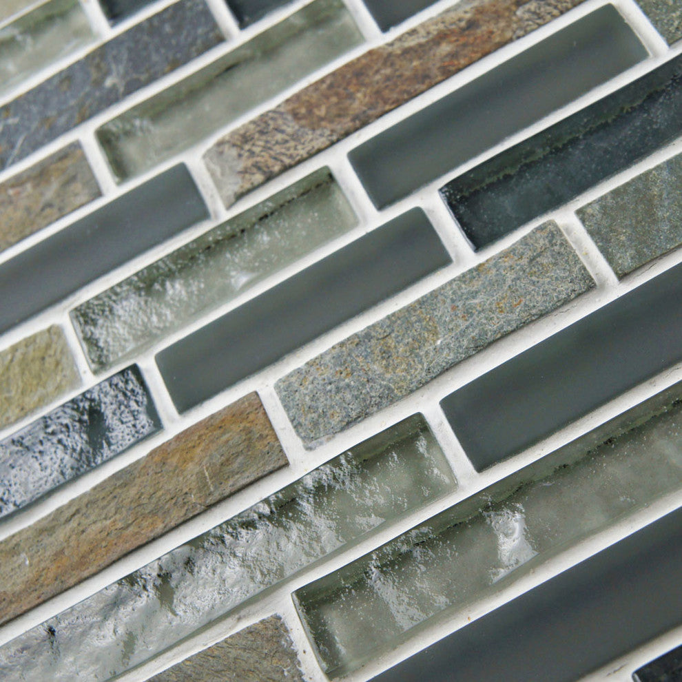 Tessera Piano Wisp Glass Wall Tile