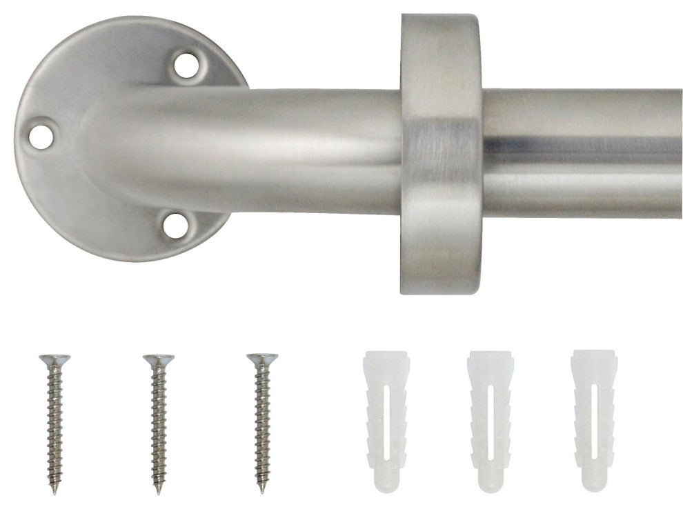 MODONA's 16" Wall Mounted Grab Bar SS304, Satin Nickel