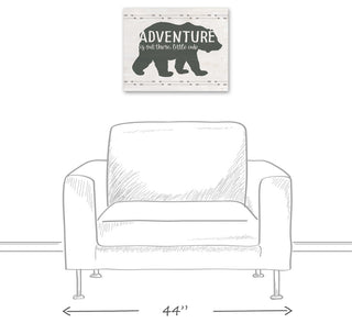 Adventure Is Out There Cub 20x16 Canvas Wall Art