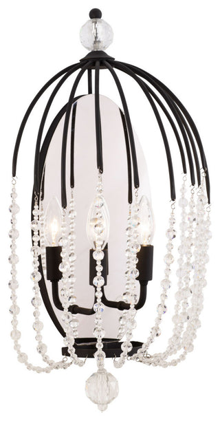 Voliere 2-Lt Sconce - Matte Black