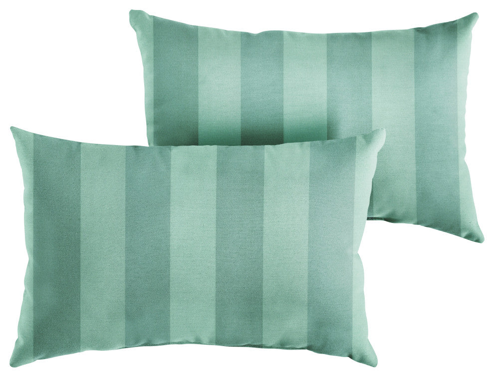 Sorra Home Preview Lagoon Knife Edge Pillow, Set of 2, 26"x16"x6"