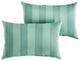 Sorra Home Preview Lagoon Knife Edge Pillow, Set of 2, 26"x16"x6"