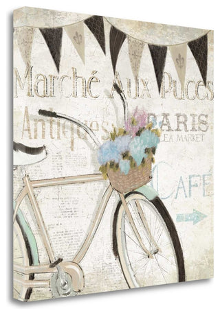 "French Flea Market I" By Emily Adams, Giclee Print on Gallery Wrap Canvas